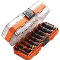 KNECT Drive Socket Set, 9 Pcs, Impact, 3/8" Drive Size, Deep Superchem Industries
