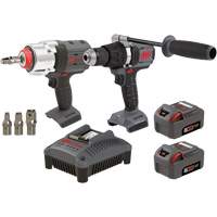 Ensemble de marteau perforateur & cl&eacute; &agrave; chocs, Lithium-ion, 20 V Superchem Industries