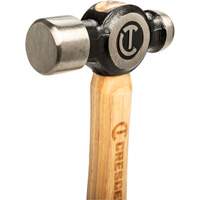 Ball Pein Hammer, 24 oz. Head Weight, Polished Face, Wood Handle Superchem Industries