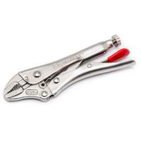 Locking Pliers with Wire Cutter, 7" Length, Curved Jaw Superchem Industries