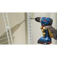 Compact Brushless Drill/Driver Kit, Lithium-Ion, 18 V, 1/2" Chuck, 400 in-lbs. Torque Superchem Industries