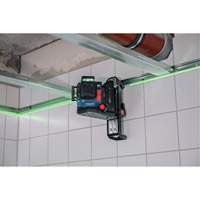 Laser dalignement/nivellement 360 connect&eacute; &agrave; faisceau vert &agrave; trois points Superchem Industries