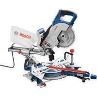 Single-Bevel Slide Miter Saw, 8-1/2", 12 A, 120 V Superchem Industries