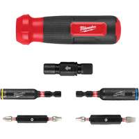 8-IN-1 Multi-Bit & Nut Driver with SHOCKWAVE Impact Duty Bits & Nut Drivers, 8-1/3" L, Cushion Grip Handle Superchem Industries