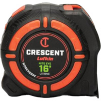 WORKHORSE NITE EYE Tape Measure, 1-1/4" x 16' Superchem Industries