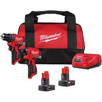 Ensemble deux outils sous-compacte sans balai M12, Lithium-ion, 12 V Superchem Industries