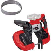 Scie &agrave; ruban compacte 5” pour le m&eacute;tal sans fil (outil seulement), 18 V, 4-1/2" Capacit&eacute; Superchem Industries