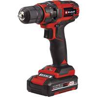 Cordless Drill/Driver Kit, Lithium-Ion, 18 V, 3/8" Chuck, 310 in-lbs Torque Superchem Industries
