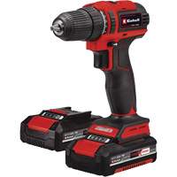 Cordless Drill/Driver Kit, Lithium-Ion, 18 V, 3/8" Chuck, 354 in-lbs Torque Superchem Industries