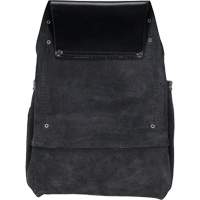 Phantom Collection Heavy-Duty Nail & Tool Bag, Leather, 10 Pockets, Black Superchem Industries