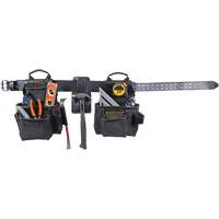 Phantom Collection 4-Piece Heavy-Duty Combo Apron, Leather, Black Superchem Industries