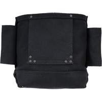 Phantom Collection Nut & Bolt Bag with 2 Sleeves, Canvas, 3 Pockets, Black Superchem Industries
