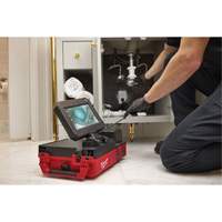 M12 75' Drain Camera with PACKOUT Compatibility, 7" Display, 18 mm (0.7") Camera Head Superchem Industries