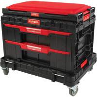 Socle roulant Arx avec jeu de roulettes pivotantes 3 mcx, 23-1/10" x 15" x 13-2/5', Noir Superchem Industries