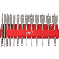 Ensemble de m&egrave;ches plates, 13 morceaux, Acier &agrave; haute teneur en carbone Superchem Industries