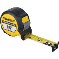 CONTROL-LOCK Tape Measure, 25 mm x 16', Imperial Graduations Superchem Industries