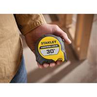 CONTROL-LOCK Tape Measure, 25 mm x 30', Imperial Graduations Superchem Industries