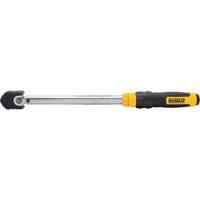 Micrometer Torque Wrench, Click, 3/8" Square Drive, 20 - 100 ft-lbs./27.11-135. 58 N.m Superchem Industries