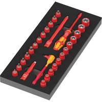 Foam Insert 8007 A VDE Zyklop VDE Ratchet Set 1, 1000 V, 30 Pcs Superchem Industries