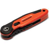 Folding Utility Knife, 1" Blade, Steel Blade, Aluminum Handle Superchem Industries