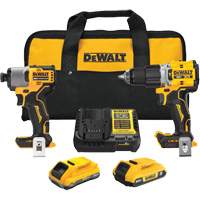 Ensemble de perceuse-visseuse sans fil et sans balais de premi&egrave;re qualit&eacute; XR, 20 V Superchem Industries