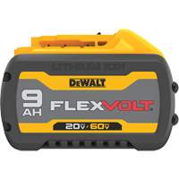 FLEXVOLT&reg; Battery, Lithium-Ion, 20 V/60 V, 9 Ah Superchem Industries