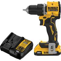 Ensemble visseuse-perceuse sans fil et sans balai ATOMIC COMPACT SERIES, Lithium-ion, 20 V, Mandrin 1/2" Superchem Industries