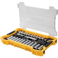 Jeu d'outils 3/8" & 1/2" pour m&eacute;canicien avec plateau & couvercle TOUGHSYSTEM 2.0 Superchem Industries