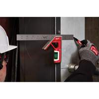 Magnetic Combination Square, 12" L, Stainless Steel, Plain Superchem Industries