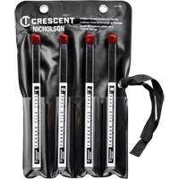 4-Piece Thread Restoring File Set, Square, 9" Superchem Industries
