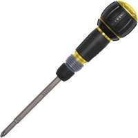 Tournevis &agrave; cliquet Fastbit Tru-Grip, embouts Phillips et &agrave; fente, 8-1/2" lo, Prise Plastique/Coussin&eacute;e Superchem Industries