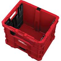 PACKOUT Wire Pulling XL Crate, 15-3/4" x 18-5/8" x 15", Black/Red Superchem Industries
