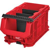 PACKOUT Compact Crate, 15-1/2" x 9-1/2" x 8-3/4", Black/Red Superchem Industries