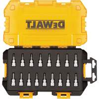 Bit Socket Set with DirectTorque, 3/8" Drive, 17 Pcs Superchem Industries
