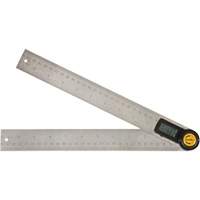 Localisateur d'angle num&eacute;rique et r&egrave;gle, 11" lo, Acier inoxydable, Graduations de 1/32" Superchem Industries