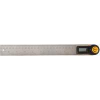 Localisateur d'angle num&eacute;rique et r&egrave;gle, 11" lo, Acier inoxydable, Graduations de 1/32" Superchem Industries