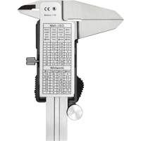 Digital Caliper, 0.0005" (0.01 mm) Resolution, 0" - 6" (0 mm - 150 mm) Range Superchem Industries