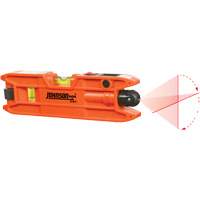 Torpedo Laser Level, 7" L, Plastic, 3 Vials, Magnetic Superchem Industries