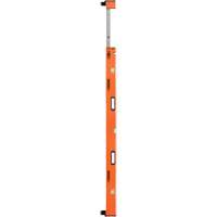 Heavy-Duty Extendable Plate Level, 10'/6' L, Aluminum, 3, Non-Magnetic Superchem Industries