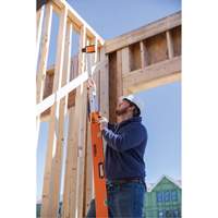 Heavy-Duty Extendable Plate Level, 10'/6' L, Aluminum, 3, Non-Magnetic Superchem Industries