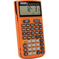 Calculatrice de construction orange haute visibilit&eacute; avec &eacute;tui robuste Superchem Industries