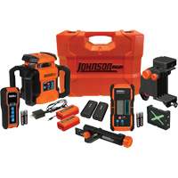 GreenBrite&reg; Dual Slope Rotary Laser Level Kit, 4000' (1219.2 m), 510 Nm/530 Nm Superchem Industries