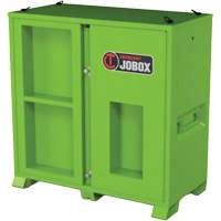 Onsite PPE Storage Cabinet, Steel, High-Visibility Lime Green Superchem Industries