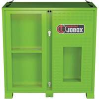 Ventilated Onsite PPE Storage Cabinet, Steel, High-Visibility Lime Green Superchem Industries