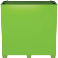 Ventilated Onsite PPE Storage Cabinet, Steel, High-Visibility Lime Green Superchem Industries