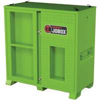 Ventilated Onsite PPE Storage Cabinet, Steel, High-Visibility Lime Green Superchem Industries
