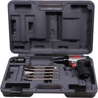 Marteau pneumatique robuste avec burins, 16,2 pi³/min, 1/4" NPT, 3330 coups/min, 3/4" x 2-1/2" (19,05 mm x 63,5 mm) Superchem Industries