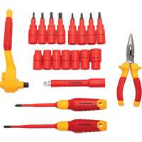 3/8" Drive VDE Insulated Tool Set, 1000 V, 20 Pcs Superchem Industries