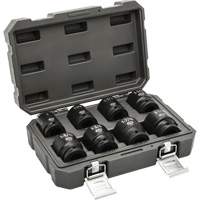 6-Point SAE Socket Set, 8 Pcs, Impact, 3/4" Drive Size Superchem Industries