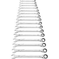 Jeu de cl&eacute;s 120XP Universal Spline XL, Combinaison &agrave; cliquet, 16 morceaux, M&eacute;trique Superchem Industries